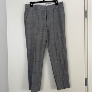 Loft Ankle Plaid Work Pant